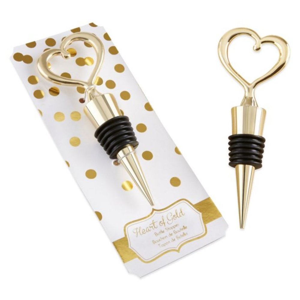💕 3/$25 💕 NWT Kate Aspen Heart of Gold Bottle Stopper